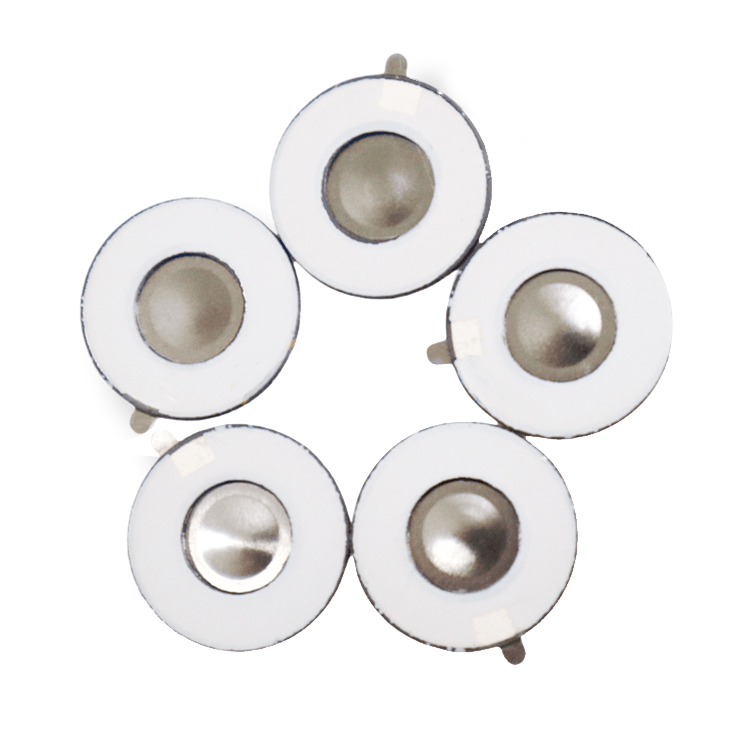 12mm Medicinsk inhalationsnebulisator tabletter Nästvätt Ögonsmörjningsinstrument Oral Spray Luftfuktare Atomizer Rökavvänjning Instrument Special Spray Tabletter Liten effekt Låg strömförbrukning Rostfritt stål Micro Mesh Atomizer Disk Kan lödas Elektronisk tråd Kan lödas Fpc Anslutningstråd